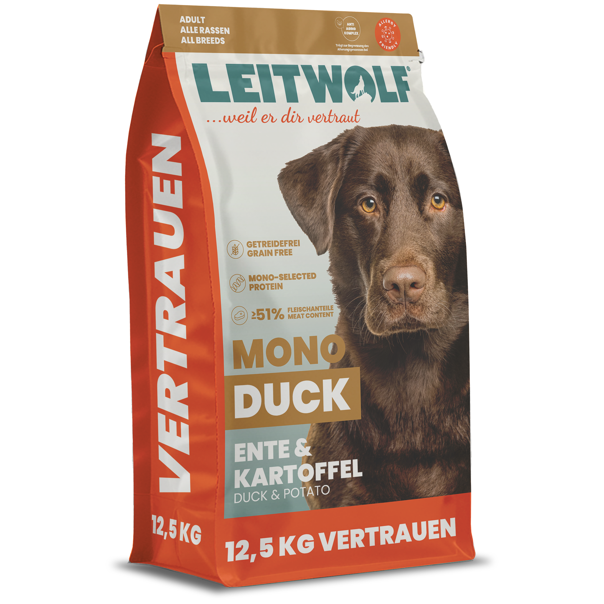 Leitwolf Mono Duck 12,5 kg Verpackung